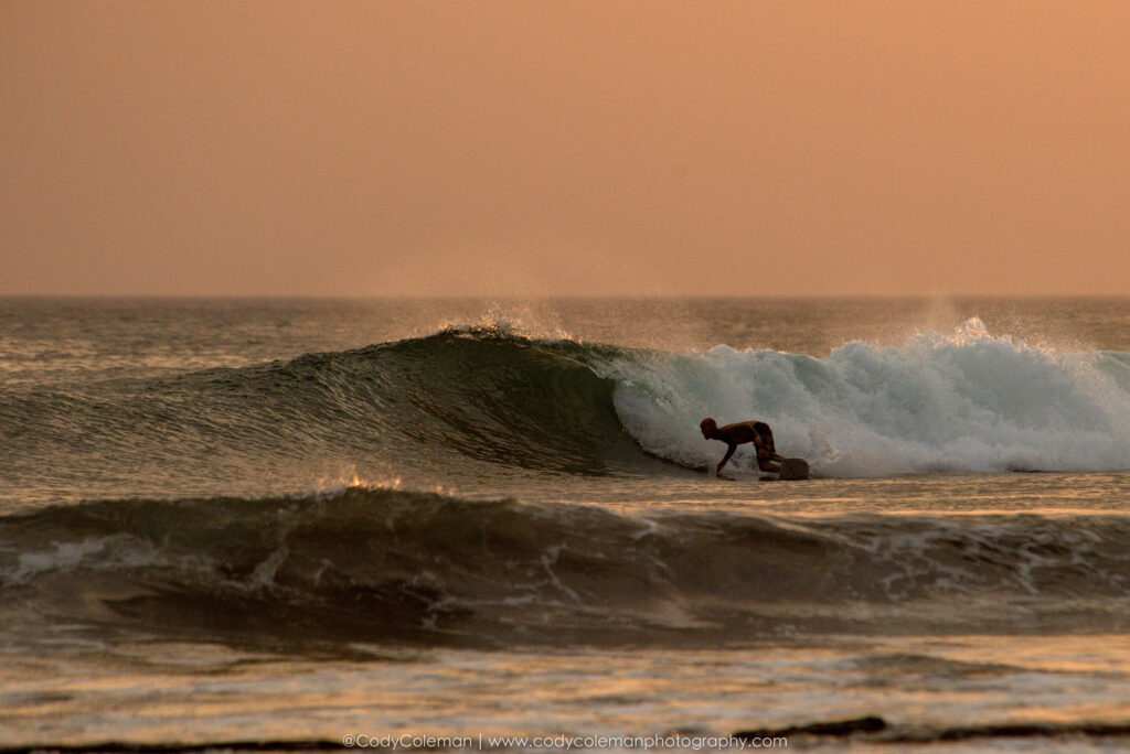 Surfing in Nicaragua