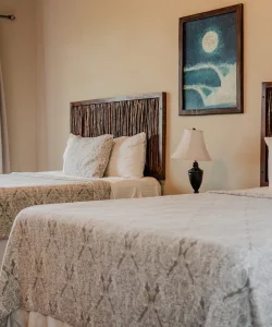 Beach Hotel in Nicaragua – Double Queen With Garden View – Beds